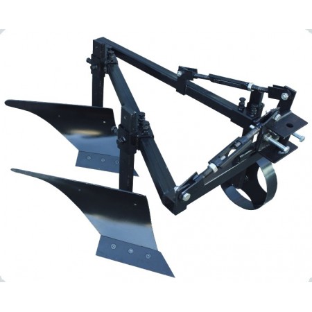 Мототрактор Т-24 потужністю 24 к.с, двохкорпусний плуг та грунтофреза 140 см в комплекті, широкі шини, потужна рама, ось 50мм, генератор